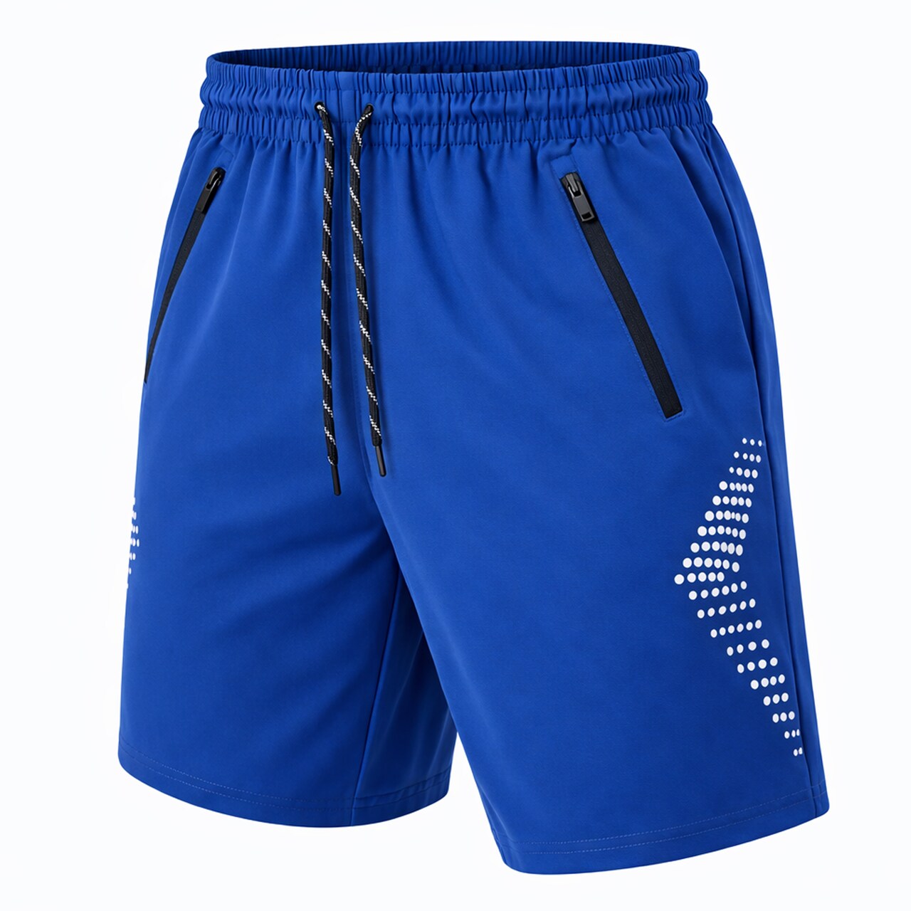Men's Performance Training Shorts With Zipper Pockets (Sizes, S to 2XL)